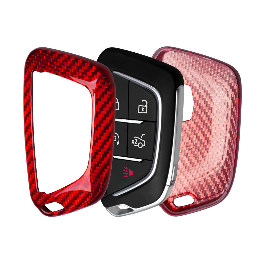 Key Fob Cover for Cadillac Escalade CT4, CT5 Premium Luxury, CT4-V, CT5 Sport