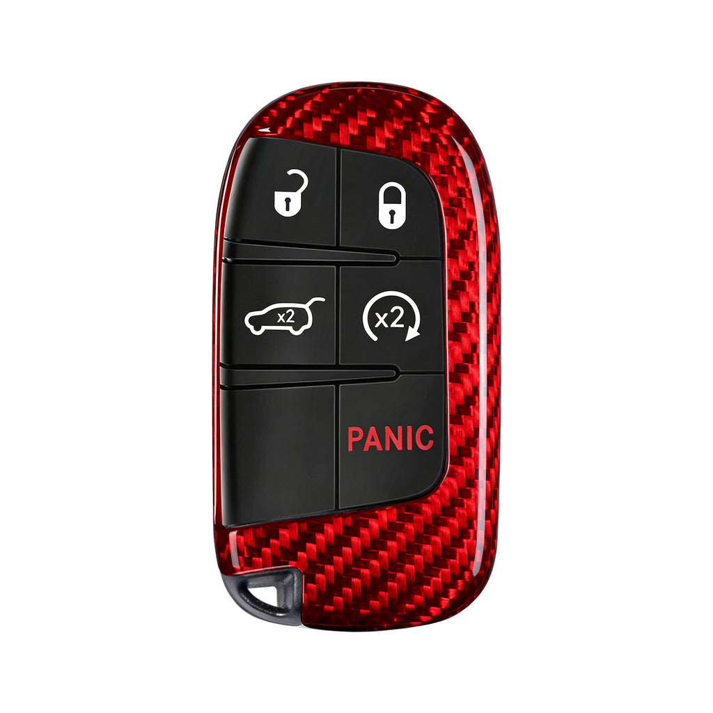 Key Fob Cover for Jeep Grand Cherokee, Cherokee, DodgeRAM, Durango, Challenger, Journey, Dart, Fiat, Renegade, Chrysler 2009-2023