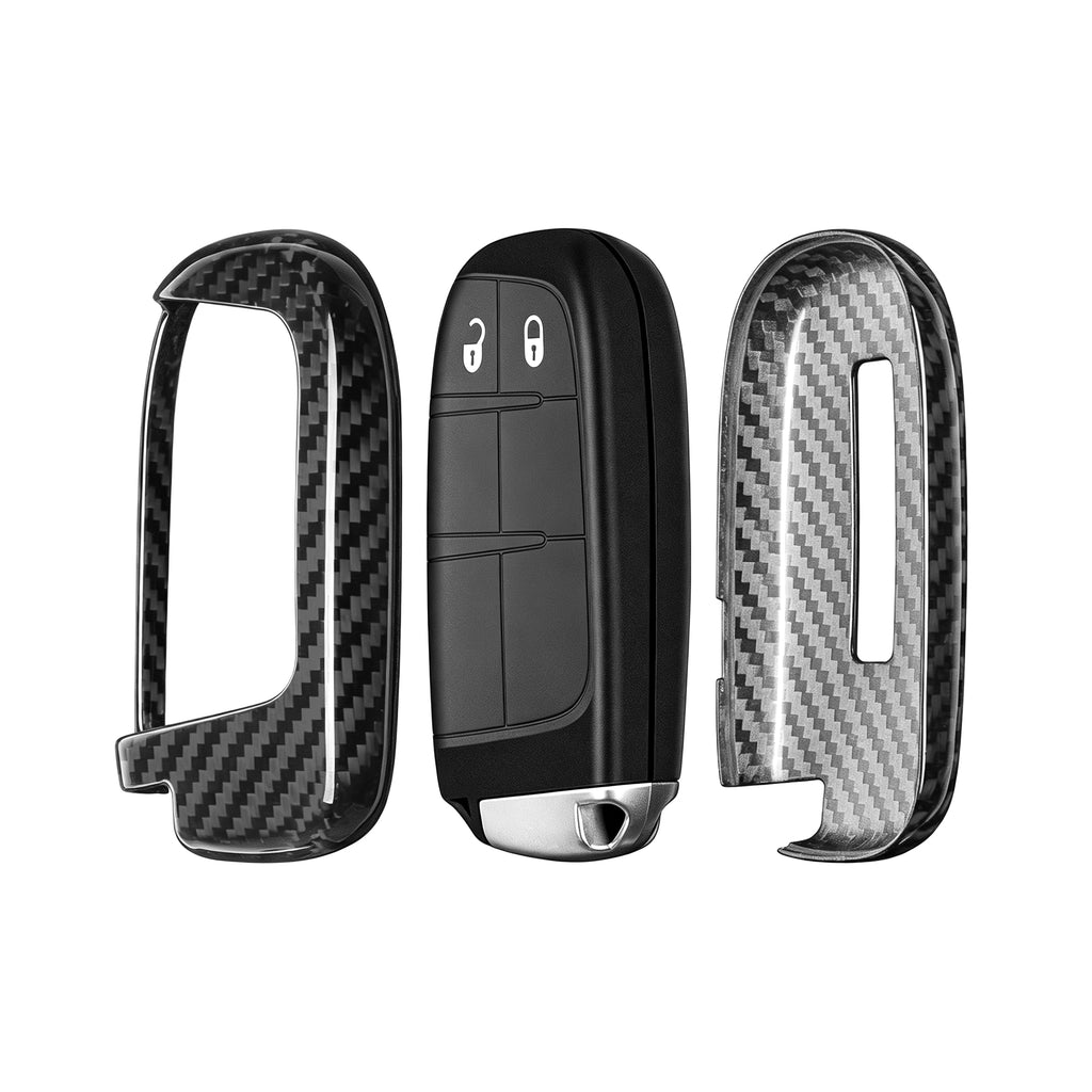 Key Fob Cover for Jeep Grand Cherokee, Cherokee, DodgeRAM, Durango, Challenger, Journey, Dart, Fiat, Renegade, Chrysler 2009-2023
