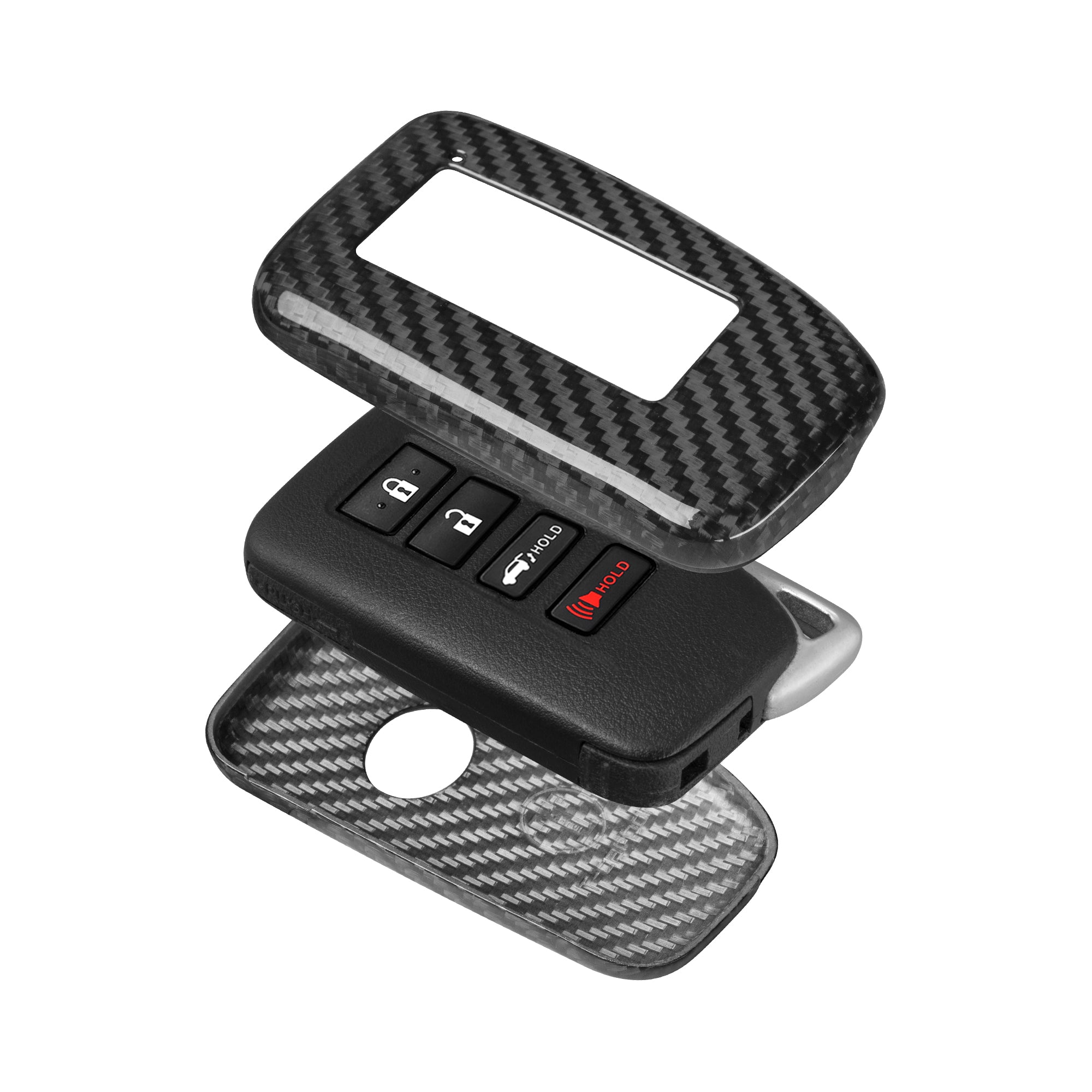 Key Fob Cover for Lexus IS, ES, GS, RC, NX, RX, LX, LC, 200, 250, 350 4-Button