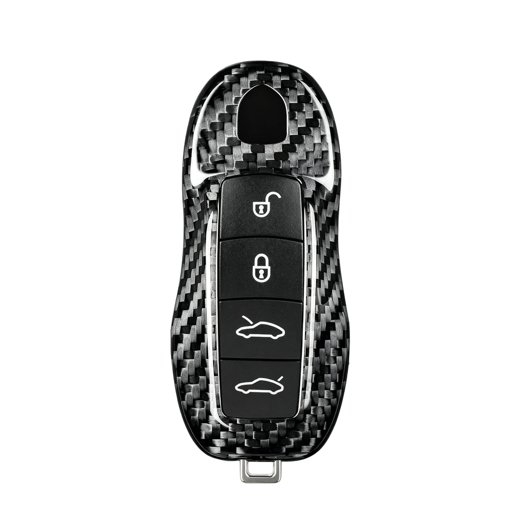 Key Fob Cover for Porsche Cayenne, Panamera, Boxster, Cayman, Macan, 718, 911