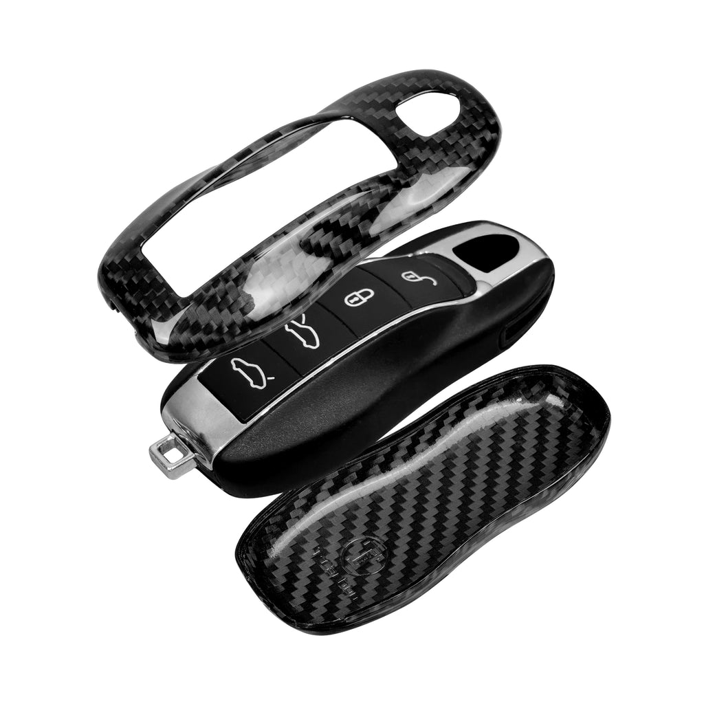 Key Fob Cover for Porsche Cayenne, Panamera, Boxster, Cayman, Macan, 718, 911