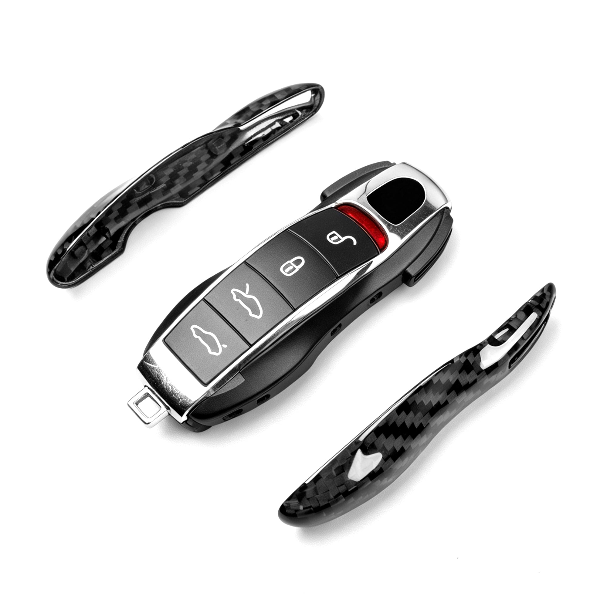 Key Fob Shell Replacement for Porsche Cayenne, Panamera, Boxster, Cayman, Macan, 718, 911
