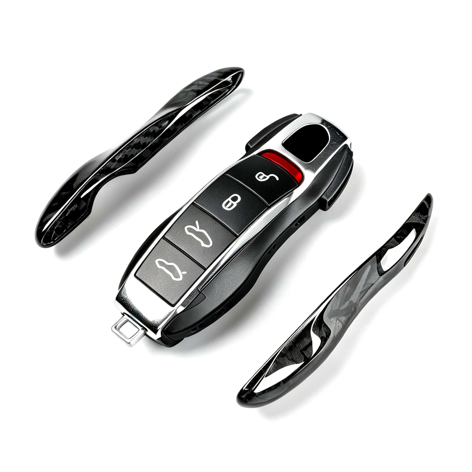 Key Fob Shell Replacement for Porsche Cayenne, Panamera, Boxster, Cayman, Macan, 718, 911