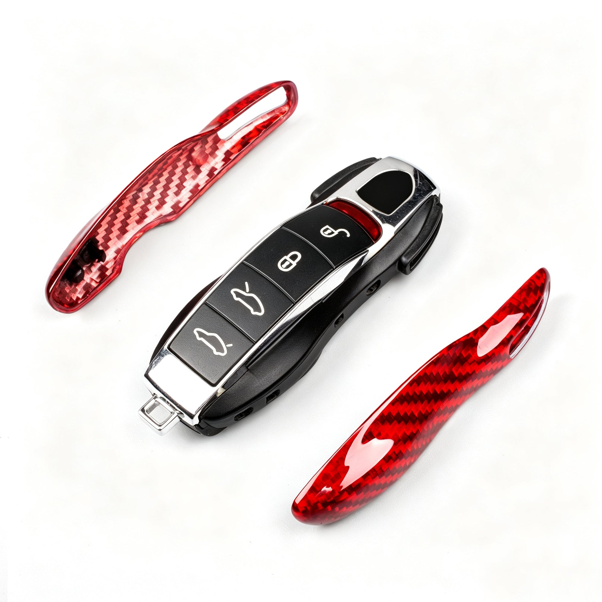 Key Fob Shell Replacement for Porsche Cayenne, Panamera, Boxster, Cayman, Macan, 718, 911