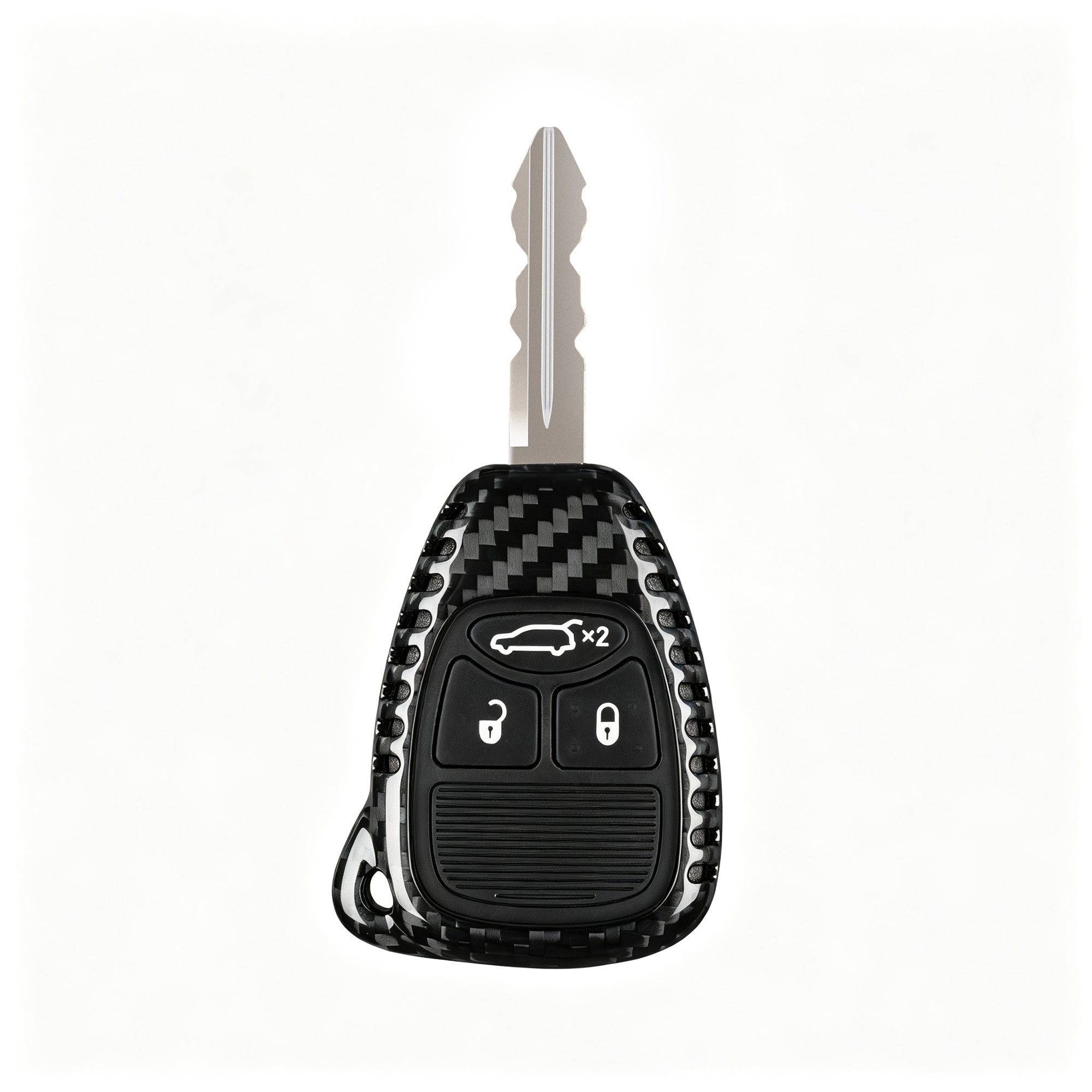 Key fob Cover for Jeep Wrangler, Grand Cherokee 2005-2018,  Dodge Charger, Durango, Ram 2004-2013, Chrysler