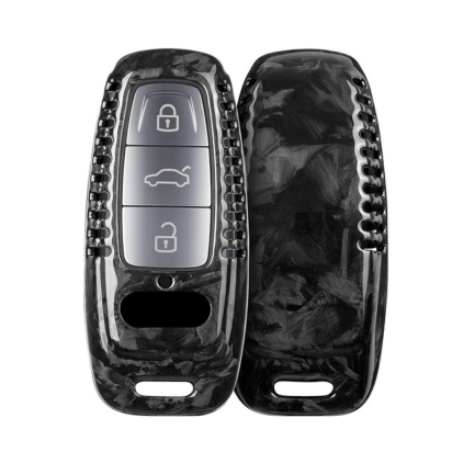 T-carbon Key Fob Cover Fits Audi A7 Q7 RS7 SQ7 2019-2025