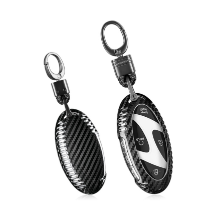 T-carbon Real Carbon Fiber Key Cover for Hyundai Ioniq 6 | Premium Protection Case