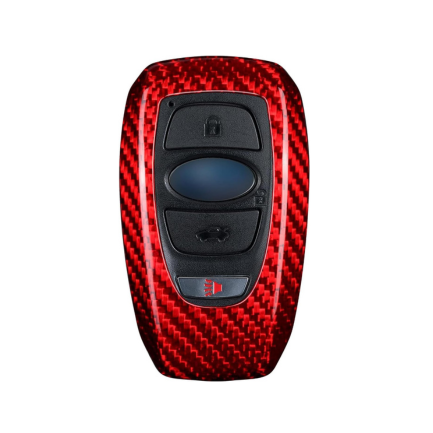 Carbon Fiber Key Fob Cover for Subaru BRZ WRX Outback Forester Crosstrek Legacy XV Ascent - Premium Protective Case