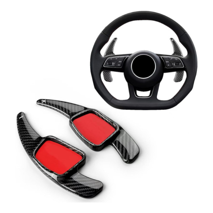 Carbon Fiber Paddle Shifter Extension - Q3 Q5 Q7 Q8 SQ5 SQ7 S5 | Premium Racing Upgrade