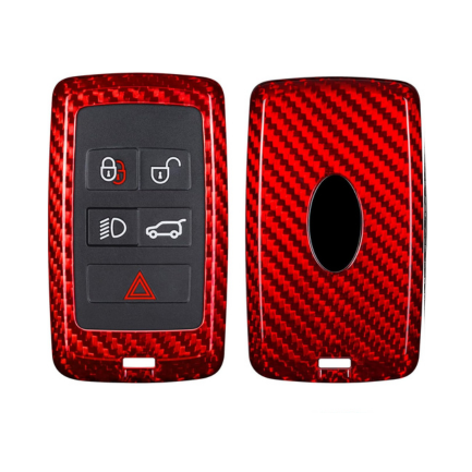 T-Carbon Premium Carbon Fiber Key Fob Cover for Land Rover & Jaguar - Protective Key Case Shell