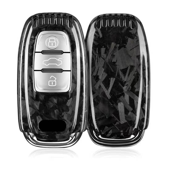 T-carbon Key Fob Cover Fits Audi A4
