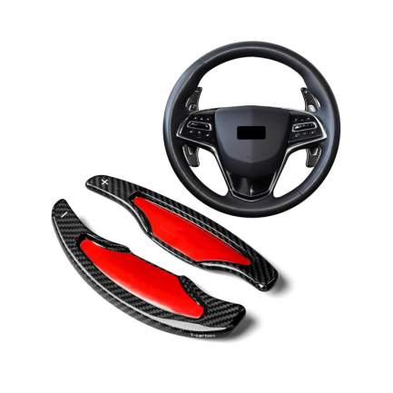 Carbon Fiber Paddle Shifter Extensions for Cadillac ATS 2013-2020 | Premium Steering Wheel Upgrade