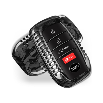 Premium Carbon Fiber Key Fob Cover for Toyota Tundra 2022-2024 | Sienna 2021-2023 | Sequoia 2023-2024