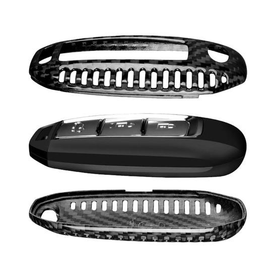 T-carbon Real Carbon Fiber Key Fob Cover Fits for Infiniti