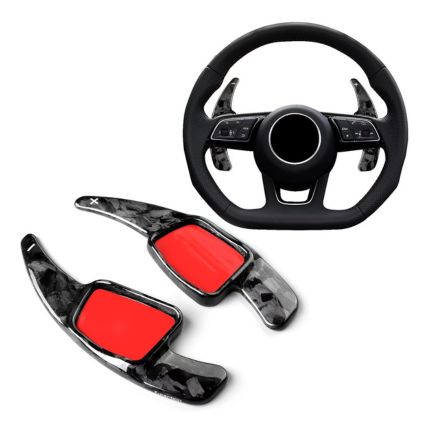 Carbon Fiber Paddle Shifter Extension - Q3 Q5 Q7 Q8 SQ5 SQ7 S5 | Premium Racing Upgrade