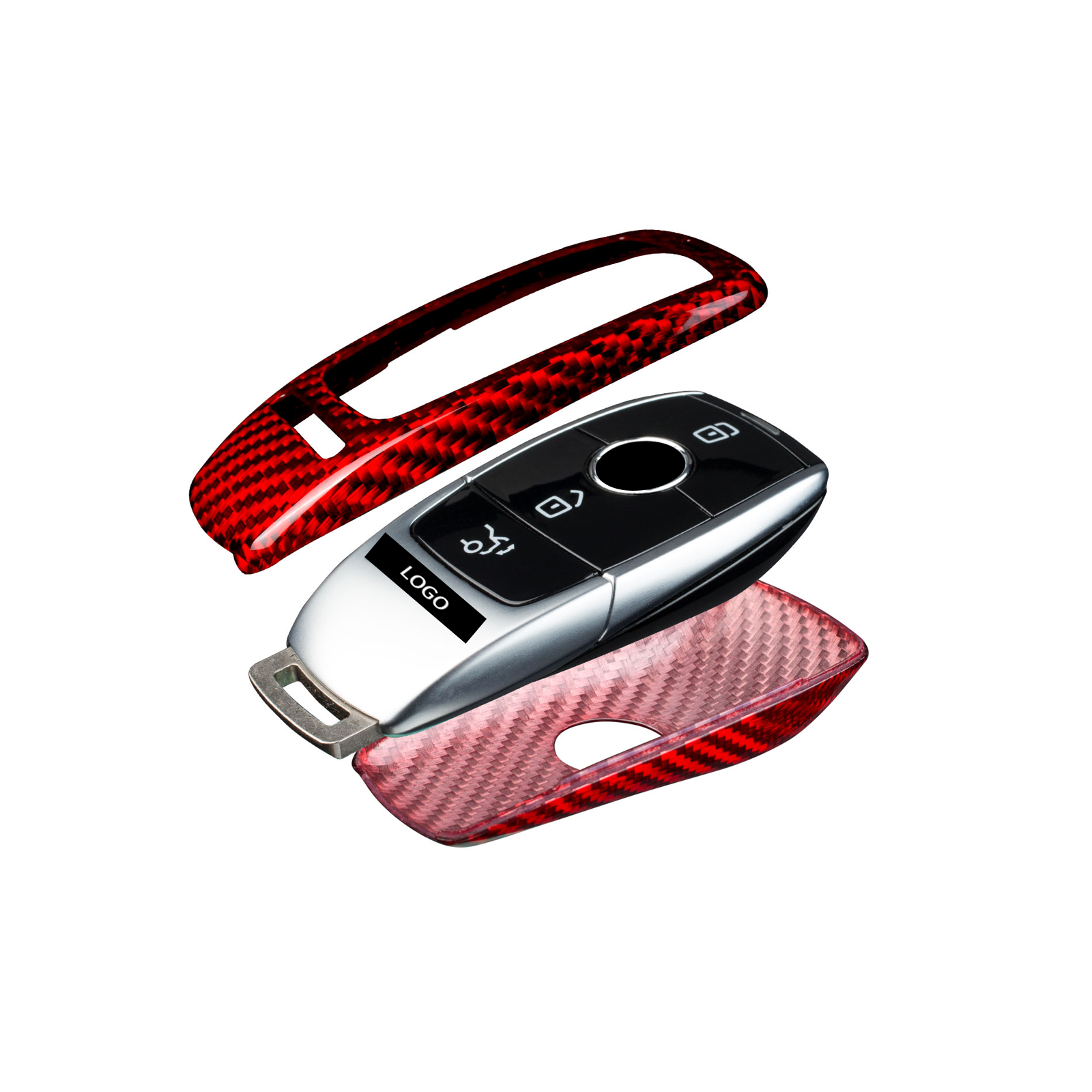 Key Fob Cover for Mercedes Benz AMG, A220, CLS Class, E Class, E63S, GLE, 350 4Matic S Class
